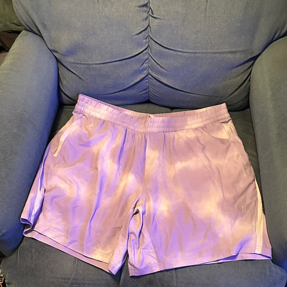 Men’s Purple Tie-Dye Shorts